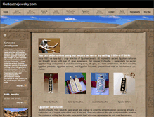 Tablet Screenshot of cartouchejewelry.com